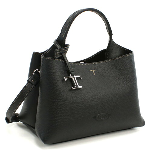 TOD’S トッズ Tタイムレス レザー バッグ マイクロ XBWAPAEL000 QRI B999 トートバッグ レディース ブラック TOD’S トッズ Tタイムレス レザー バッグ マイクロ XBWAPAEL000 QRI B999 トートバッグ レディース ブラック