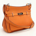 【中古良品】HERMES エルメス ショルダーバッグ ジプシエール31 □P刻印 レディース オレンジ