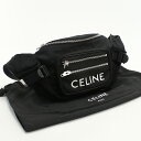 【中古美品】CELINE セリーヌ ボディバッグ 19868 2DMT 38SI トレッキング ベルトバッグ メンズ ブラック
