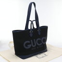 【ポイント10倍】【中古・未使用】GUCCI グッチ トートバッグ 774183 FACSY 8643 ラージ GUCCI プリント メンズ ブラック(4)