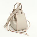 【中古美品】LOEWE ロエベ 斜め掛け ショルダーバッグ ハンモックバッグ ミニ レディース グレー