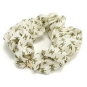 CELINE セリーヌ ミニトリオンフ シュシュ 461DK 2SIB 15IA レディース アイボリー