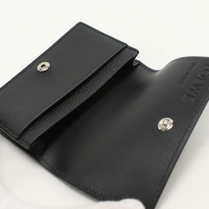 【中古・未使用】LOEWE ロエベ 名刺入れ ビジネスカードホルダー アナグラム メンズ ブラック