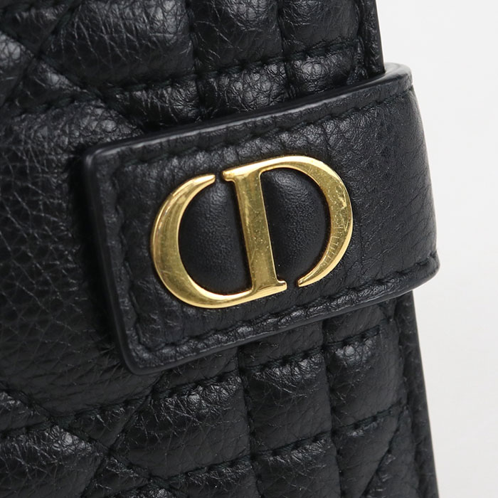 【中古良品】DIOR ディオール カードケース レディース ブラック