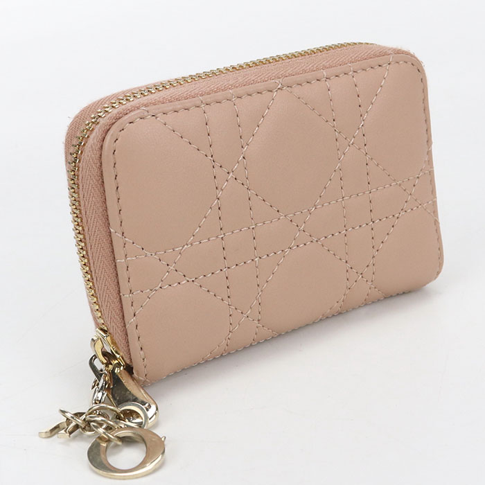 Rakuten - 【中古良品】DIOR ディオール 小銭入れ コインケース レディディオール レディース ピンク