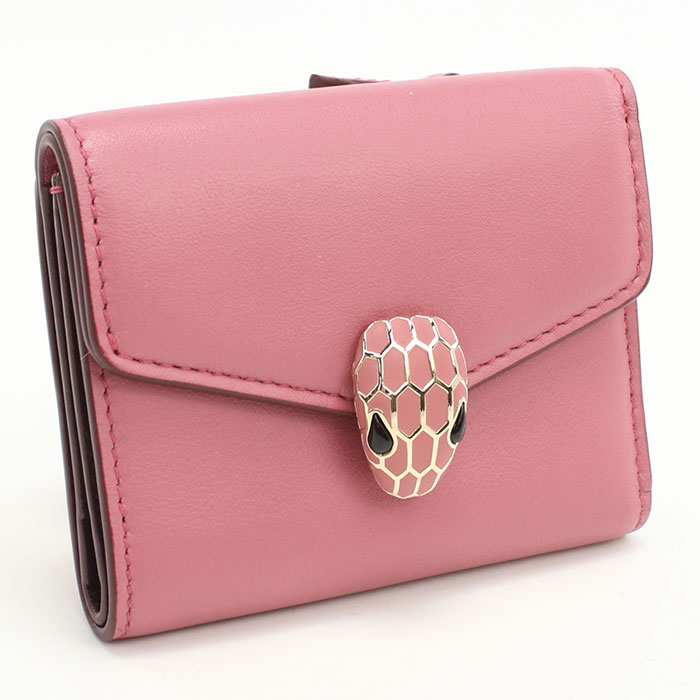 【中古良品】BVLGARI ブルガリ 三折財
