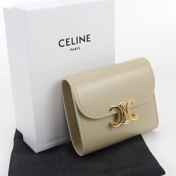 セリーヌ★ミニ財布 2018秋冬 CELINE（セリーヌ） 財布 レディース メンズ ブランド 三つ折り財布