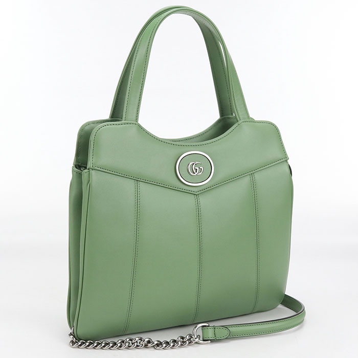 Rakuten - 【中古・未使用】GUCCI グッチ トートバッグ 745918 2WAY プチGG レディース グリーン