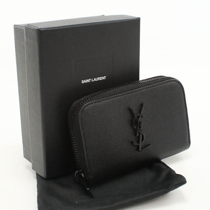 其它 - 【中古良品】SAINT LAURENT サンローラン 小銭入れ 535411 コインケース YSLロゴ ユニセックス ブラック