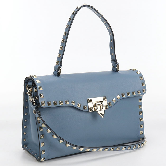 楽天市場】valentino ロックスタッズ（カラーブルー）（バッグ・小物