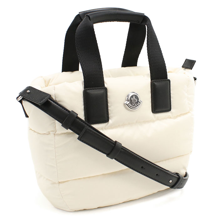 Rakuten - MONCLER モンクレール トートバッグ ハンドバッグ 5D00009 M6275 051 MINI CARADOC レディース ホワイト