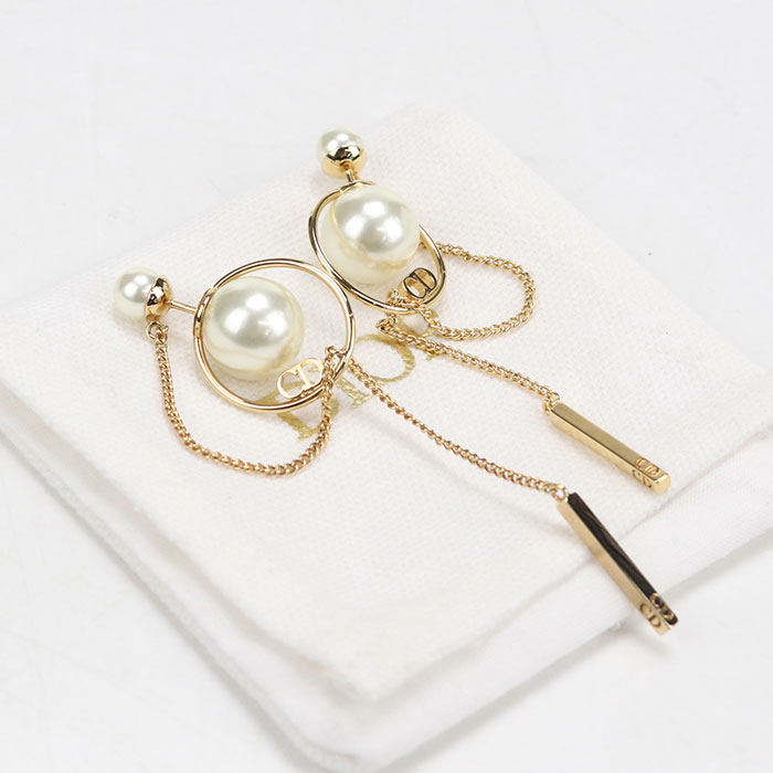 【中古・未使用】DIOR ディオール ピアス ディオールトライイバル レディース ゴールド