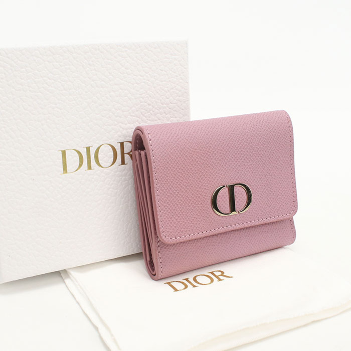 dior 財布 美品 DIOR ディオール オブリーク ハンドル付き L型ファスナー長財布 ポーチ