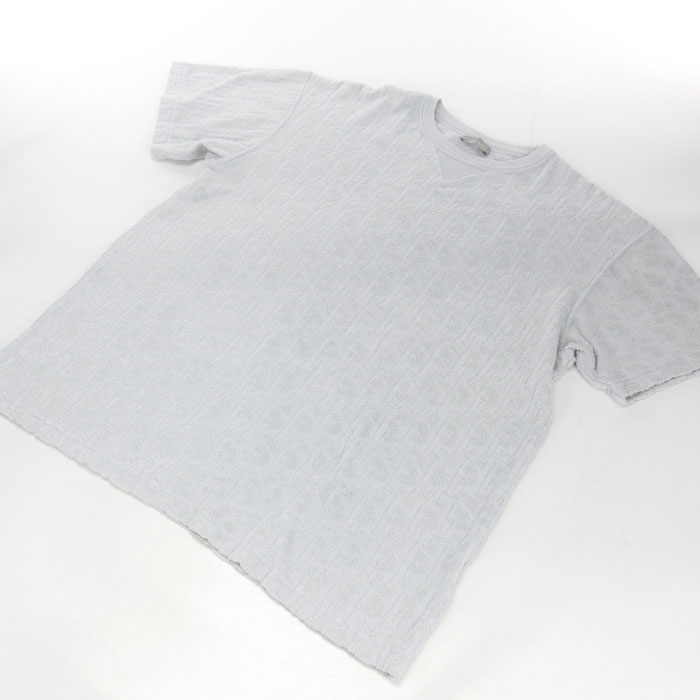 Rakuten - 【中古良品】DIOR ディオール Tシャツ 113J692A0614 リラックスフィット Tシャツ ディオールオブリーク メンズ グレー S