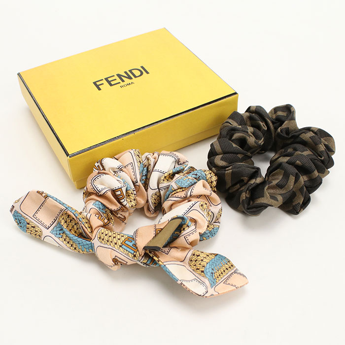 FENDI フェンディ シュシュ 2個セット 購入証明書付き 楽天市場】フェンディ シュシュの通販