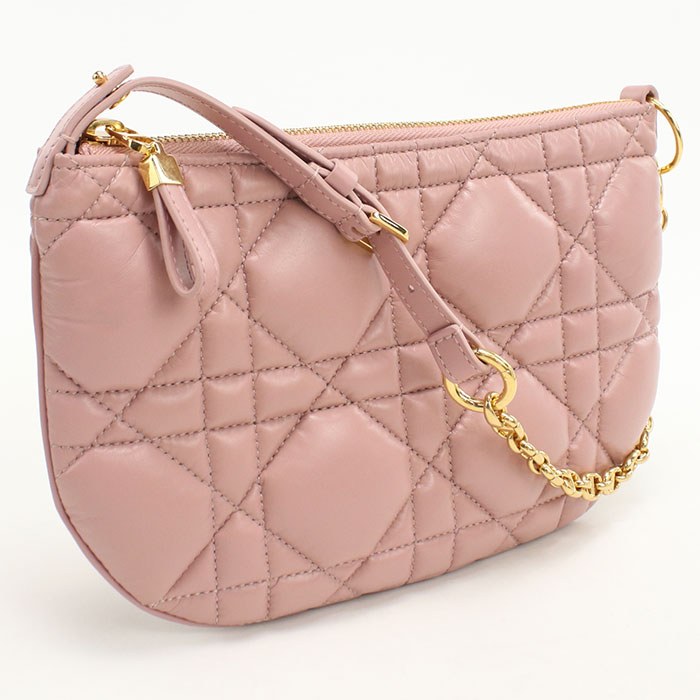 【中古良品】DIOR ディオール ショルダーバッグ レディディオール レディース ピンク