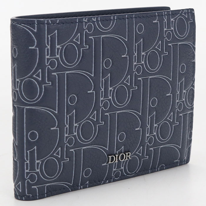 DIOR HOMME - 【中古・未使用】DIOR ディオール 二つ折り財布 二つ折りウォレット ディオールグラビティ メンズ ネイビー