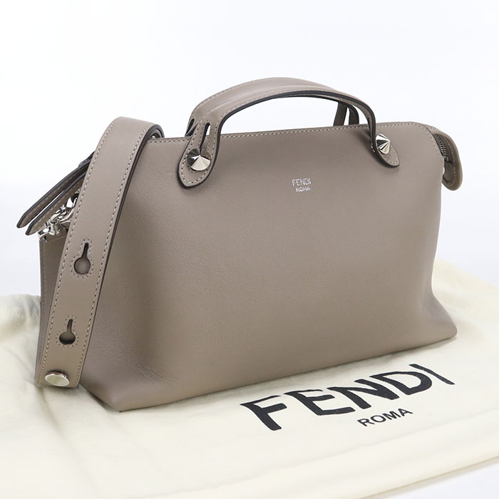 FENDI - 【中古良品】FENDI フェンディ ハンドバッグ 8BL146 2WAY バイ ザ ウェイ レディース グレー