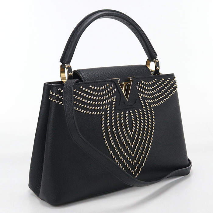 Rakuten - 【中古良品】LOUIS VUITTON ルイヴィトン ハンドバッグ カプシーヌPM トリヨン レディース ブラック