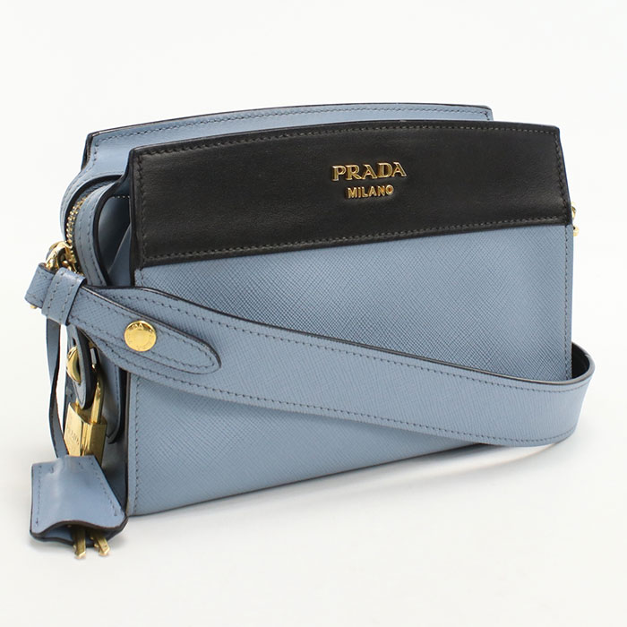 Rakuten - 【中古良品】PRADA プラダ ショルダーバッグ レディース ブルー