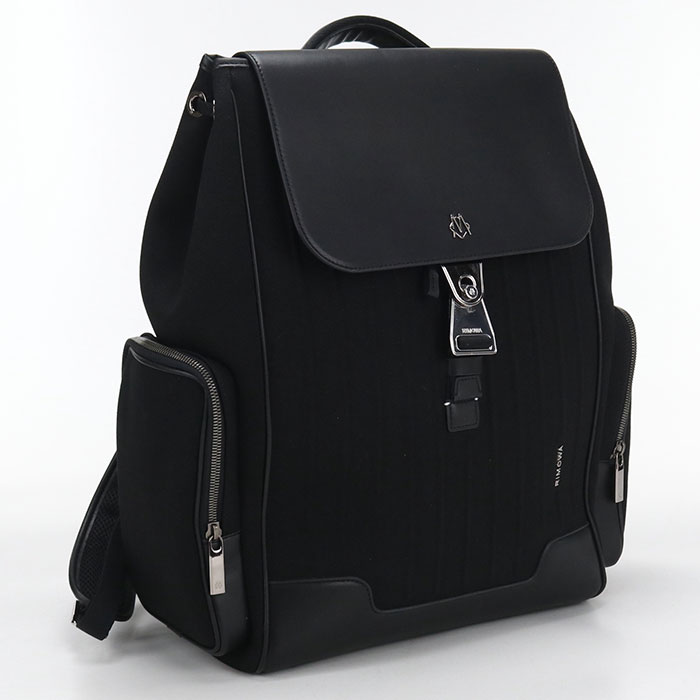 【中古良品】RIMOWA リモワ リュック フラップバックパック ラージ メンズ ブラック