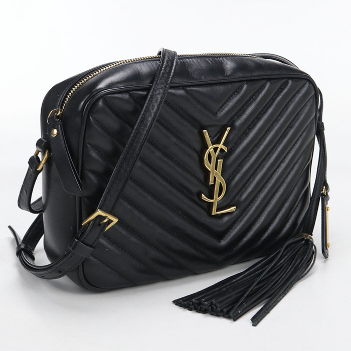 乐天商城 - 【中古良品】SAINT LAURENT サンローラン ショルダーバッグ 612544 カメラバッグ ルー レディース ブラック