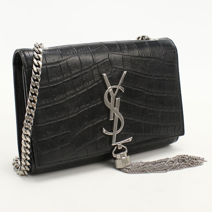 Rakuten - 【中古良品】SAINT LAURENT サンローラン ショルダーバッグ 354120 チェーン レディース ブラック