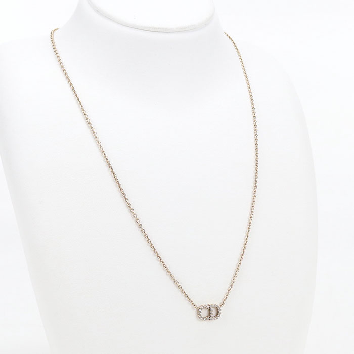 Rakuten - 【4日20時〜限定クーポン】【中古良品】DIOR ディオール ネックレス N3523WOMZI_D301 クレール ディー リュヌ レディース ゴールド