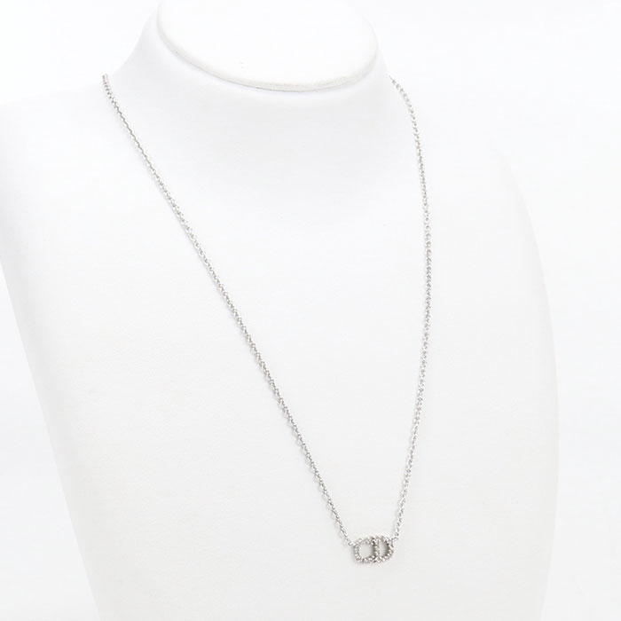 Rakuten - 【中古良品】DIOR ディオール ネックレス N3523WOMZI_D009 クレール ディー リュヌ レディース シルバー