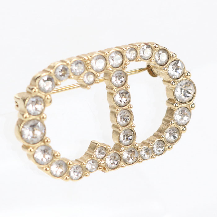 Rakuten - 【中古良品】DIOR ディオール ブローチ V0362CDLCY_D301 クレール ディー リュヌ レディース ゴールド