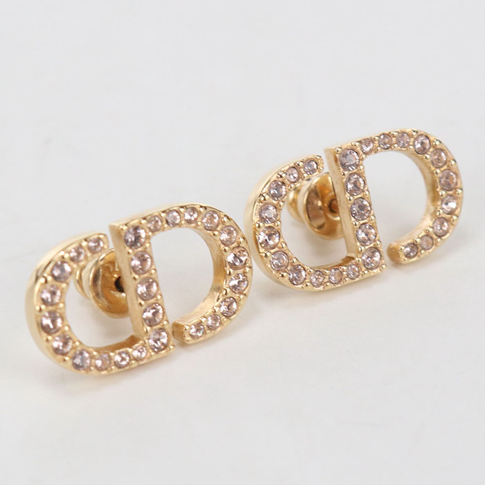 樂天商城 - 【中古・未使用】DIOR ディオール ピアス E1742PTCCY プチ CD スタッド ピアス レディース ピンク
