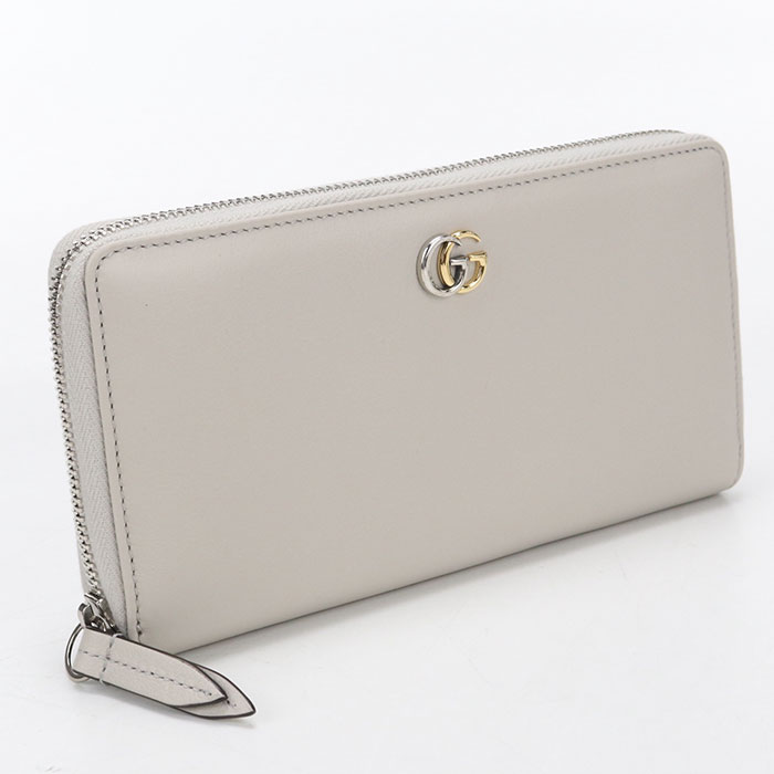 Rakuten - 【4日20時〜限定クーポン】【中古・未使用】GUCCI グッチ 長財布ラウンドファスナー 790057 ジップアラウンドウォレット GGマーモント レディース