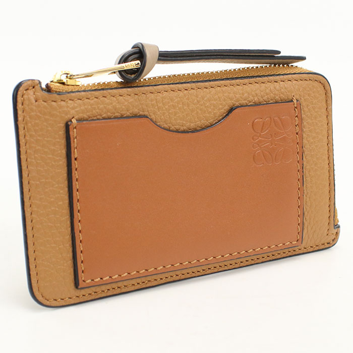 乐天商城 - 【中古良品】LOEWE ロエベ コインケース C660Z40X09 コインカードホルダー レディース ブラウン