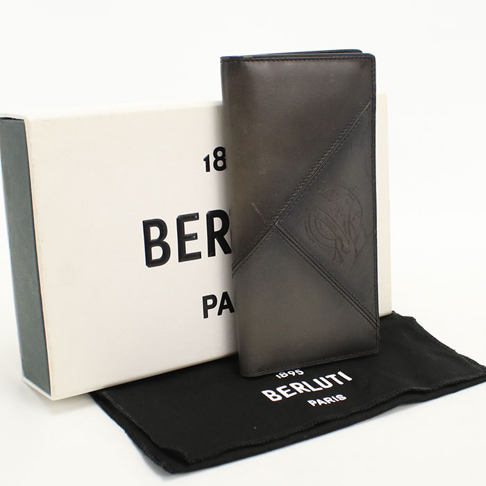 【使用歴2年】BERLUTI ブラック レザー 長財布 保存袋付き 楽天市場】ベルルッティ 靴（財布・ケース｜バッグ・小物・ブランド