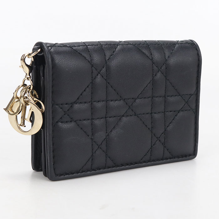 乐天商城 - 【中古良品】DIOR ディオール 名刺入れ S0011ONMJ_M900 ブルーム カードホルダー レディディオール レディース ブラック
