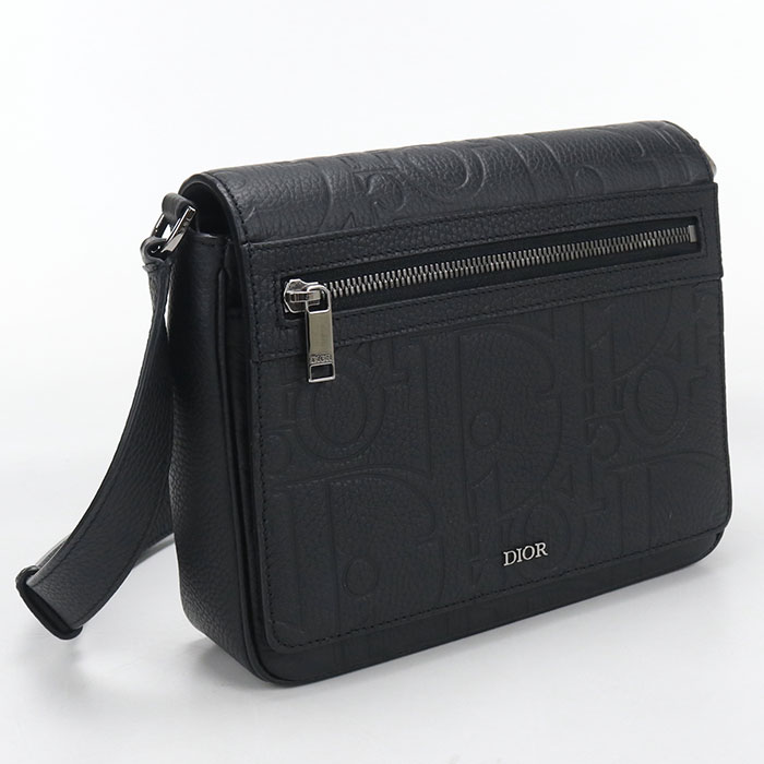 【中古美品】DIOR ディオール ショルダーバッグ メッセンジャーバッグ ディオール グラビティ メンズ ブラック(4.0)