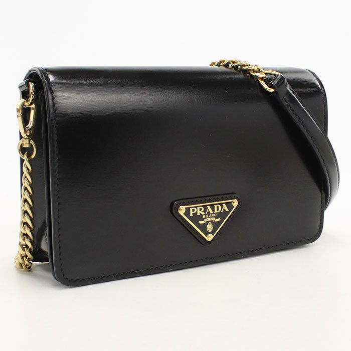 乐天商城 - 【中古・未使用】PRADA プラダ ショルダーバッグ 1BD350 チェーン レディース ブラック
