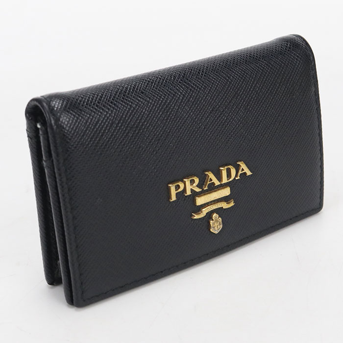 樂天商城 - 【中古良品】PRADA プラダ 名刺入れ 1MC122 カードケース レディース ブラック