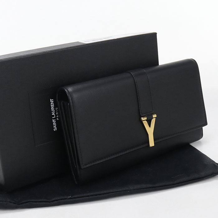 サンローラン　ラウンドファスナー　長財布　Yライン　レザー　ブラック 楽天市場】サンローラン yライン 長財布の通販