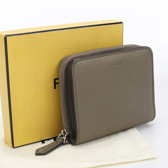 楽天市場】フェンディ 財布 二つ折り（カラーグレー）（レディース財布