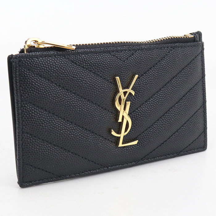 関税込】◇SAINT LAURENT サンローラン◇YSLロゴ コインケース イブ