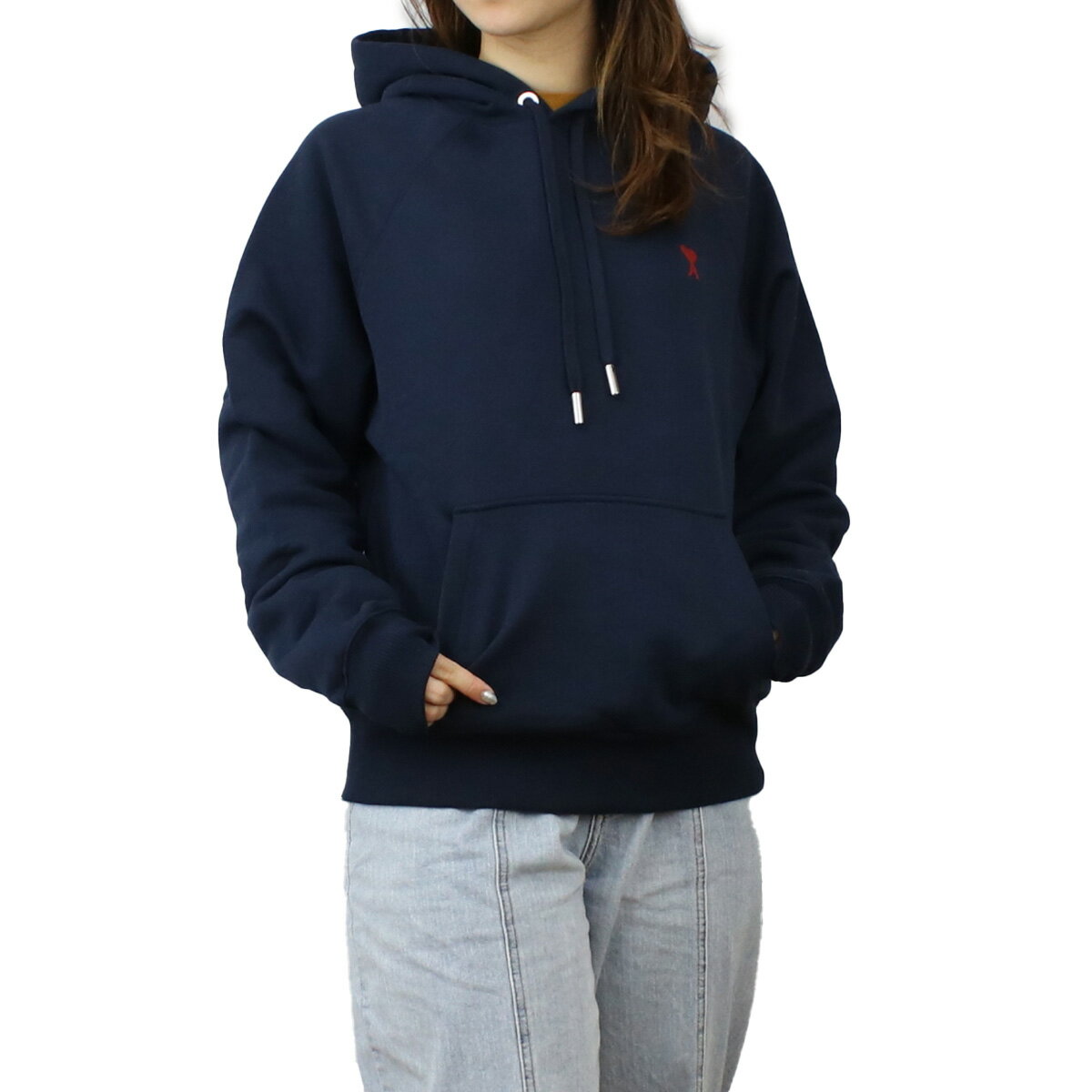 A~pX AMI PARIS p[J[ XEFbg t[fB[ jZbNX n[gS USW205.747@430 NIGHT BLUE lCr[n apparel-01