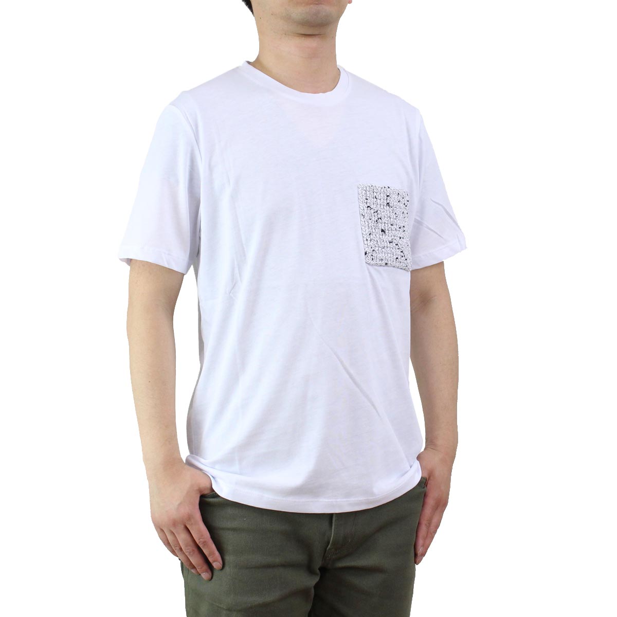 バーク Bark メンズ 半袖Tシャツ 71B8703 281 OFF-WHITE ホワイト系 メンズ ティーシャツ OLS-4