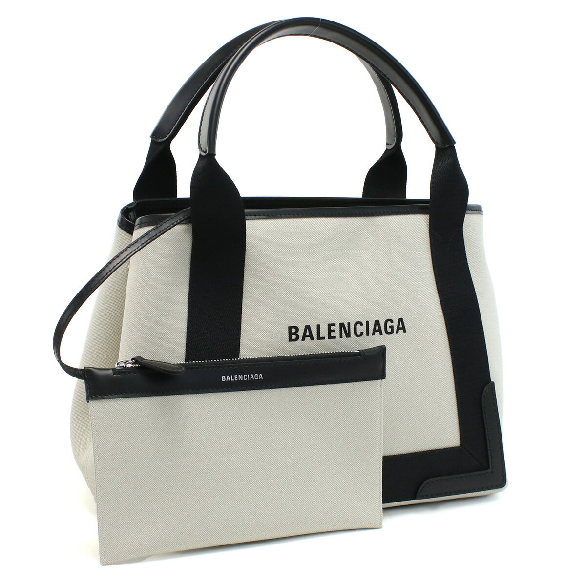 バレンシアガ トートバッグ（レディース） 【5/10限定P10倍】バレンシアガ BALENCIAGA トートバッグ ブランド　Sサイズ レディース 339933　2HH3N　9260 ホワイト系 ブラック　bag-01