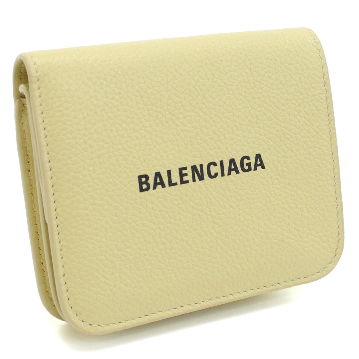 バレンシアガ BALENCIAGA 二折財布小銭入付き ブランド　ロゴ 594216　1IZI3　7660 イエロー系　mini-01　wallet-01 new-02 母の日