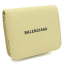 バレンシアガ BALENCIAGA 二折財布小銭入付き ブランド　ロゴ 594216　1IZI3　7660 イエロー系　mini-01　wallet-01 new-02 母の日