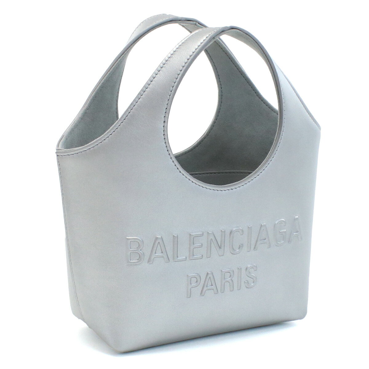 バレンシアガ トートバッグ（レディース） バレンシアガ BALENCIAGA トートバッグ　ブランド　ロゴ 747036　2AAKE　8110 シルバー系　bag-01 SS2406