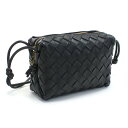 ボッテガヴェネタ BOTTEGA VENETA ショルダーバッグ ブランド ミニループカメラバッグ 680254　V1G11　8425 ブラック bag-01