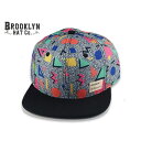 ブルックリンハット BROOKLYN HAT CO GEOMETORY FLAT BILL 帽子 17362 6646033 BLACK ブラック メンズ