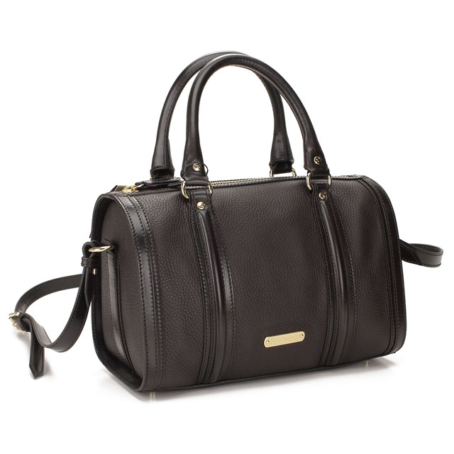 《オススメ》【年に一度の決算価格】バーバリー (BURBERRY) ボストンバッグ3826958DARK CHOCOLATE ブラウン系 【送料無料】【レディース】